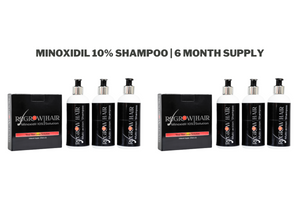 FREE LOCAL DELIVERY BUNDLE DEAL: 2 Pack Minoxidil 10% Combo (6 x 70ml bottles) & (6 Multi-action 250ml) hair shampoo. FREE LOCAL DELIVERY WITHIN BOTSWANA.